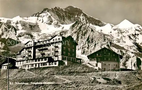 AK / Ansichtskarte Kleine_Scheidegg_Interlaken mit Jungfrau Kleine_Scheidegg