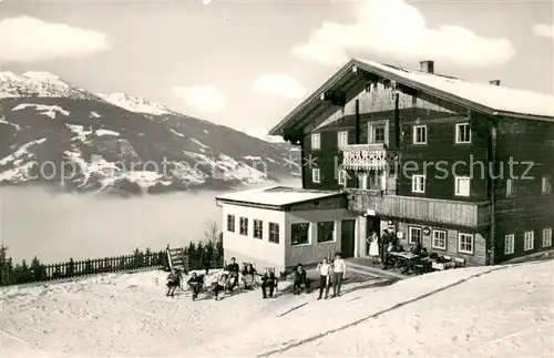 AK / Ansichtskarte Zell_Ziller_Tirol Grindl Alm Gasthof Enzian Seppp Zell_Ziller_Tirol