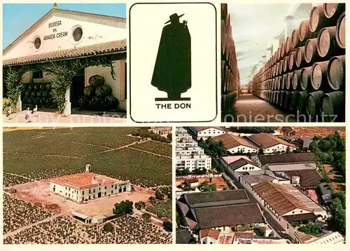 AK / Ansichtskarte Jerez_de_la_Frontera Bodega del Armada Cream The Don Sandeman Vineyards and Bodegas Jerez_de_la_Frontera