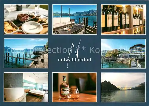 AK / Ansichtskarte Beckenried Hotel Nidwaldnerhof Teilansichten Beckenried