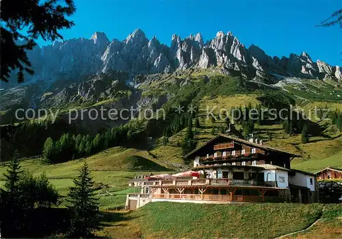 AK / Ansichtskarte Muehlbach_Hochkoenig Arthurhaus mit Mandlwand Hochkoenig Muehlbach Hochkoenig