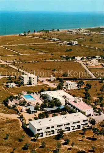 AK / Ansichtskarte Playa_d_en_Bossa Hostal Can Bossa Fliegeraufnahme Playa_d_en_Bossa