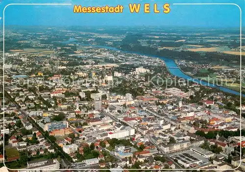 AK / Ansichtskarte Wels Fliegeraufnahme Wels