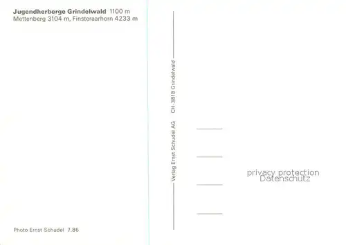 AK / Ansichtskarte Grindelwald mit Mettenberg und Finsteraarhorn Grindelwald