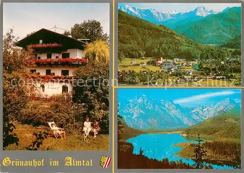 AK / Ansichtskarte Gruenau_Almtal Gruenauhof im Almtal Panorama Gruenau Almtal