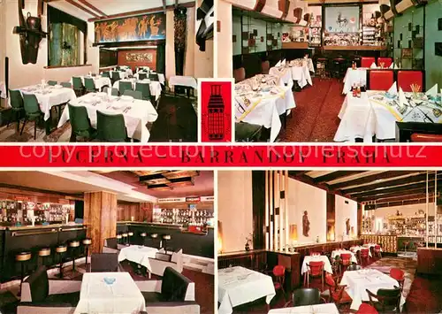 AK / Ansichtskarte Praha_Prahy_Prague Prazske restaurace Cerny kun denni klub Konicek Lucerna bar vinarna Bibita Praha_Prahy_Prague