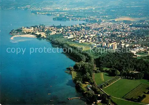 AK / Ansichtskarte Arbon_TG Bodensee Fliegeraufnahme Arbon_TG