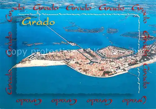 AK / Ansichtskarte Grado_Gorizia Veduta aerea Grado Gorizia
