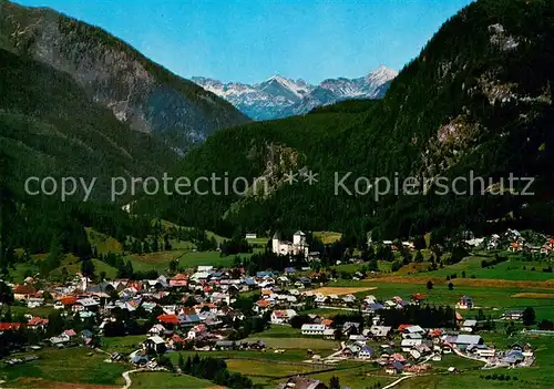 AK / Ansichtskarte Mauterndorf gegen radstaedter Tauern Sommerfrische Fliegeraufnahme Mauterndorf