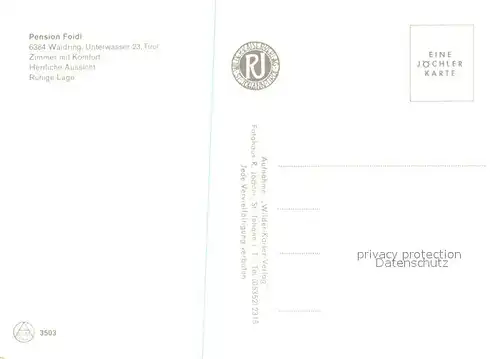 AK / Ansichtskarte Waidring_Tirol Pension Foidl Waidring Tirol