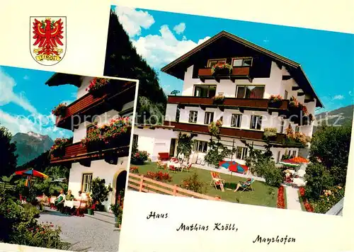 AK / Ansichtskarte Mayrhofen_Zillertal Haus Mathias Kroell Mayrhofen_Zillertal