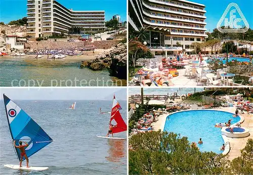 AK / Ansichtskarte Salou Hotel Cala Font Pool Terrasse Surfer Salou