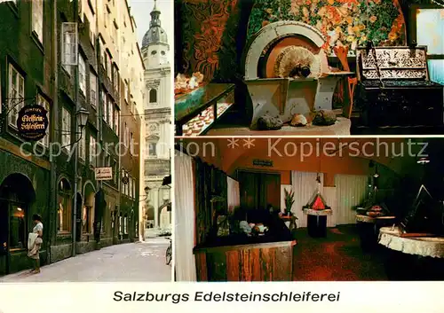 AK / Ansichtskarte Salzburg_Oesterreich Edelsteinausstellung Klaus Schneider Edelsteinschleiferei Salzburg_Oesterreich