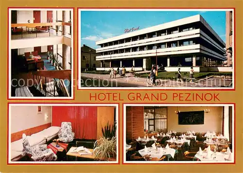 AK / Ansichtskarte Pezinok Hotel Grand Restauracie PR Malacky Pezinok