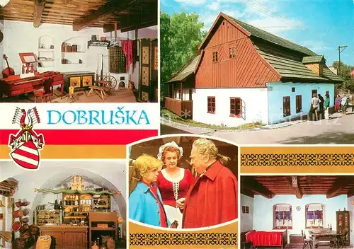 AK / Ansichtskarte Dobruska_Gutenfeld Zivot mesta pod Orlickymi horami na konci Zachovany rodny domek F VI Heka Dobruska Gutenfeld