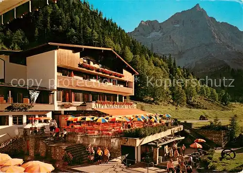 AK / Ansichtskarte Hinterriss_Tirol Alpengasthof Eng am Gr Ahornboden Hinterriss Tirol