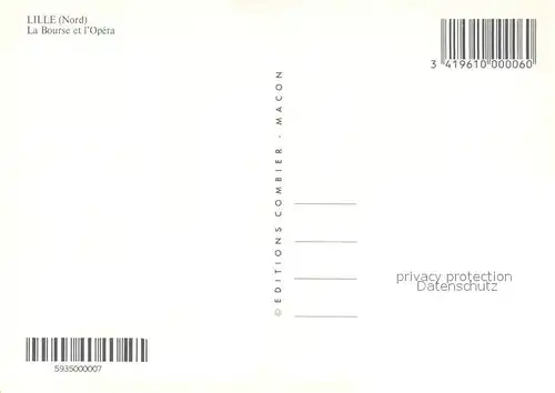 AK / Ansichtskarte Lille_Nord La Bourse et l Opera vue aerienne Lille_Nord