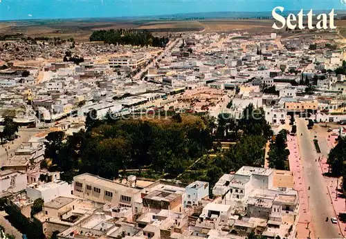 AK / Ansichtskarte Settat Fliegeraufnahme Settat