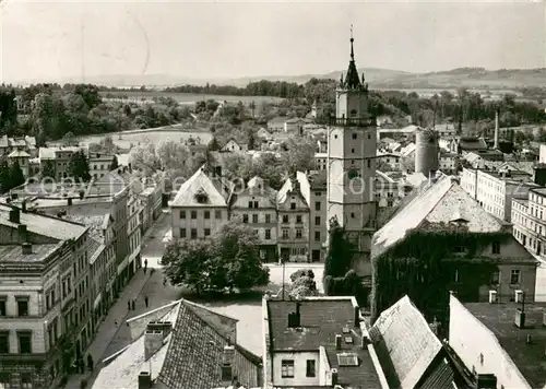 AK / Ansichtskarte Paczkow Srodmiescie Innenstadt Kirche Paczkow