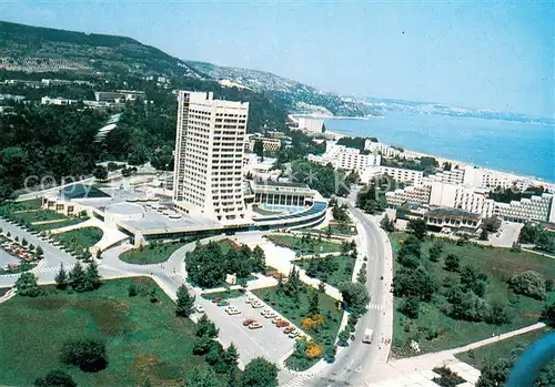 AK / Ansichtskarte Albena Seebad Schwarzmeerkueste Fliegeraufnahme Albena