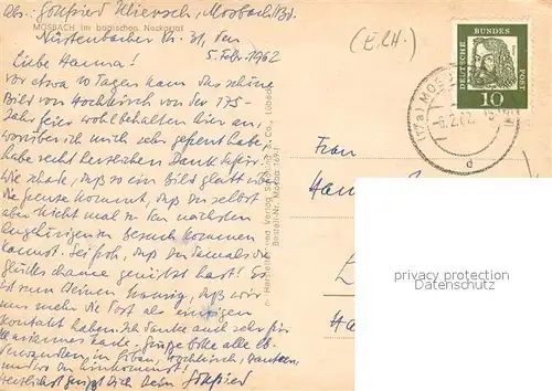 AK / Ansichtskarte Mosbach_Baden Altstadt Fachwerkhaeuser Fliegeraufnahme Mosbach_Baden