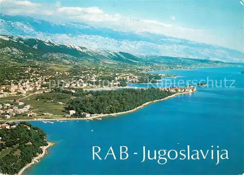 AK / Ansichtskarte Rab_Croatia Fliegeraufnahme Rab_Croatia