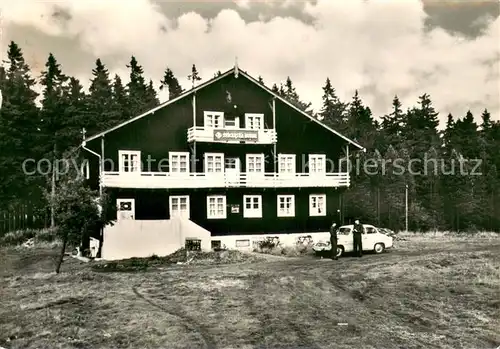 AK / Ansichtskarte Krusne_Hory Svycarska bouda pod Plesivcem Krusne Hory