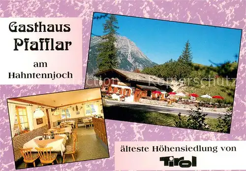 AK / Ansichtskarte Boden_Pfafflar Gasthaus Pafflar Gaststube Boden_Pfafflar