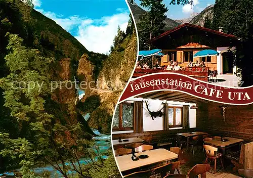 AK / Ansichtskarte Holzgau Jausenstation Cafe Uta Holzgau
