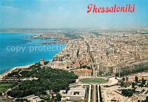 AK / Ansichtskarte Thessaloniki Fliegeraufnahme Thessaloniki