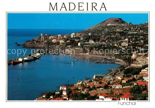 AK / Ansichtskarte Funchal Fliegeraufnahme Funchal