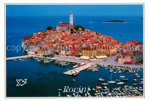 AK / Ansichtskarte Rovinj_Rovigno_Istrien Fliegeraufnahme 