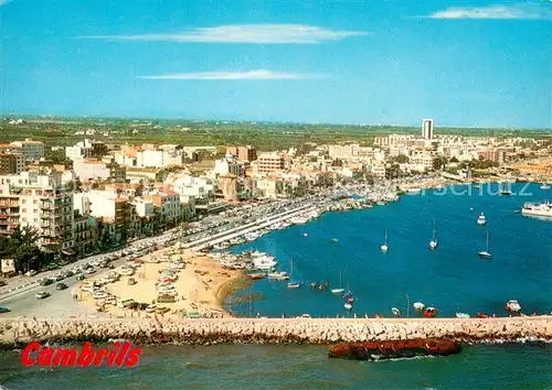 AK / Ansichtskarte Cambrils El Puerto Fliegeraufnahme Cambrils