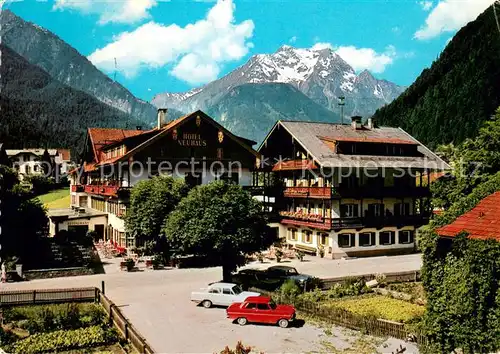 AK / Ansichtskarte Mayrhofen_Zillertal Hotel Neuhaus mit Gruenberg Mayrhofen_Zillertal