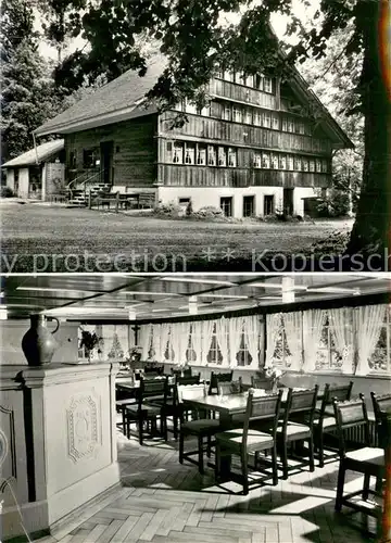 AK / Ansichtskarte Gossau_SG Restaurant Henessenmuehle Gaststube Gossau_SG