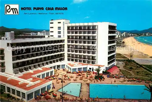 AK / Ansichtskarte Cala_Millor_Mallorca Hotel Playa  Cala_Millor_Mallorca