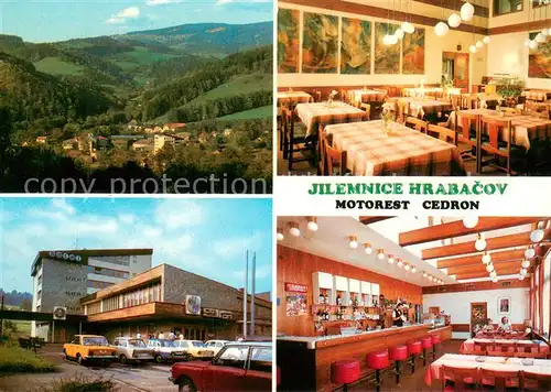 AK / Ansichtskarte Hrabacov Motorest a hotel Cedron pohostinske zarizeni SD Jednota Semily Hrabacov