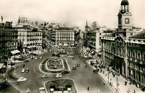 AK / Ansichtskarte Madrid_Spain Puerta del Sol Madrid Spain