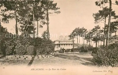 AK / Ansichtskarte Arcachon_33 Le Parc du Casino 