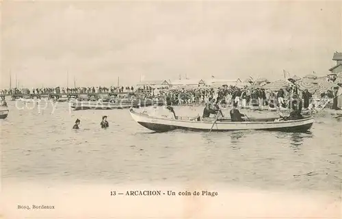 AK / Ansichtskarte Arcachon_33 Un coin de Plage 