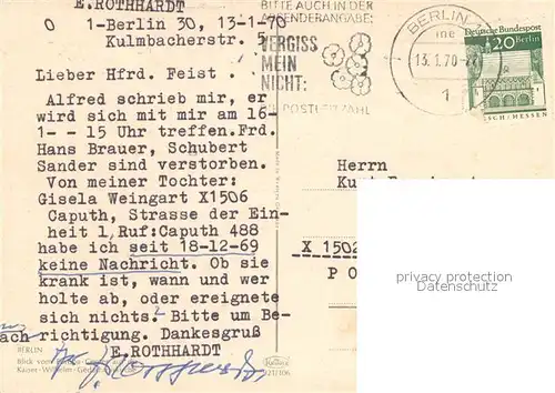 AK / Ansichtskarte Berlin Blick vom Europa Center auf die Kaiser Wilhelm Gedaechtniskirche Berlin