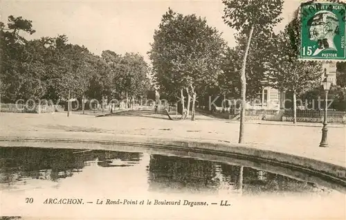 AK / Ansichtskarte Arcachon_33 Le Rond Point et le Boulevard Deganne 