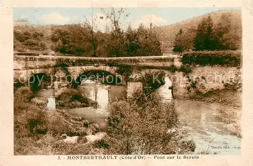 AK / Ansichtskarte Montberthault Pont sur le Serein Montberthault
