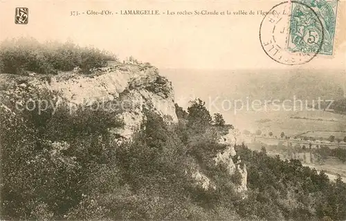 AK / Ansichtskarte Lamargelle Les roches St Claude et la vallee de l Ignon Lamargelle