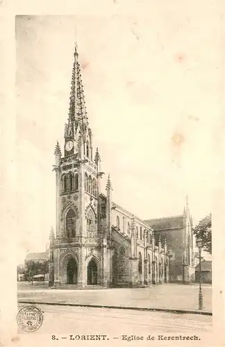 AK / Ansichtskarte Lorient_Morbihan_Bretagne Eglise de Kerentrech Lorient_Morbihan_Bretagne