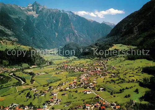 AK / Ansichtskarte Sautens Panorama Blick zum Acherkogl oetztaler Alpen Fliegeraufnahme Sautens