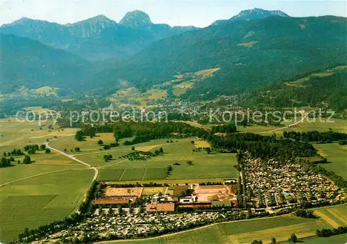 AK / Ansichtskarte Reithof_Bad_Feilnbach Tenda Camping Alpenpanorama Fliegeraufnahme 
