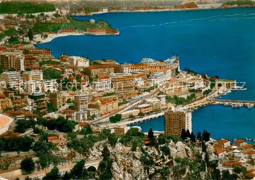 AK / Ansichtskarte Monte Carlo Vue aerienne de la Principaute de Monaco Monte Carlo