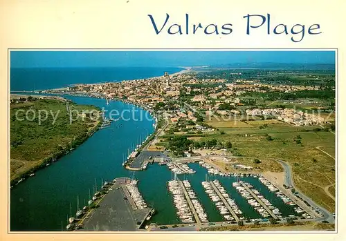 AK / Ansichtskarte Valras Plage Vue aerienne Valras Plage