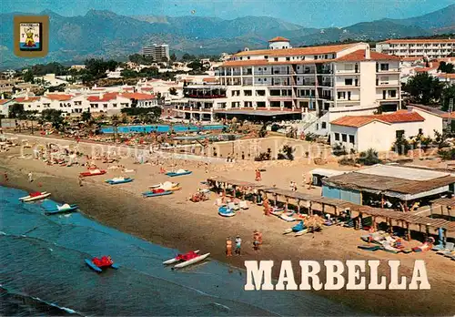 AK / Ansichtskarte Marbella_Andalucia Urbanizacion Pinomar Playa vista aerea Marbella_Andalucia